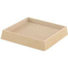 Do it 3 In. Inner Dimension Square Almond Furniture Leg Cup (2-Pack) Image 1