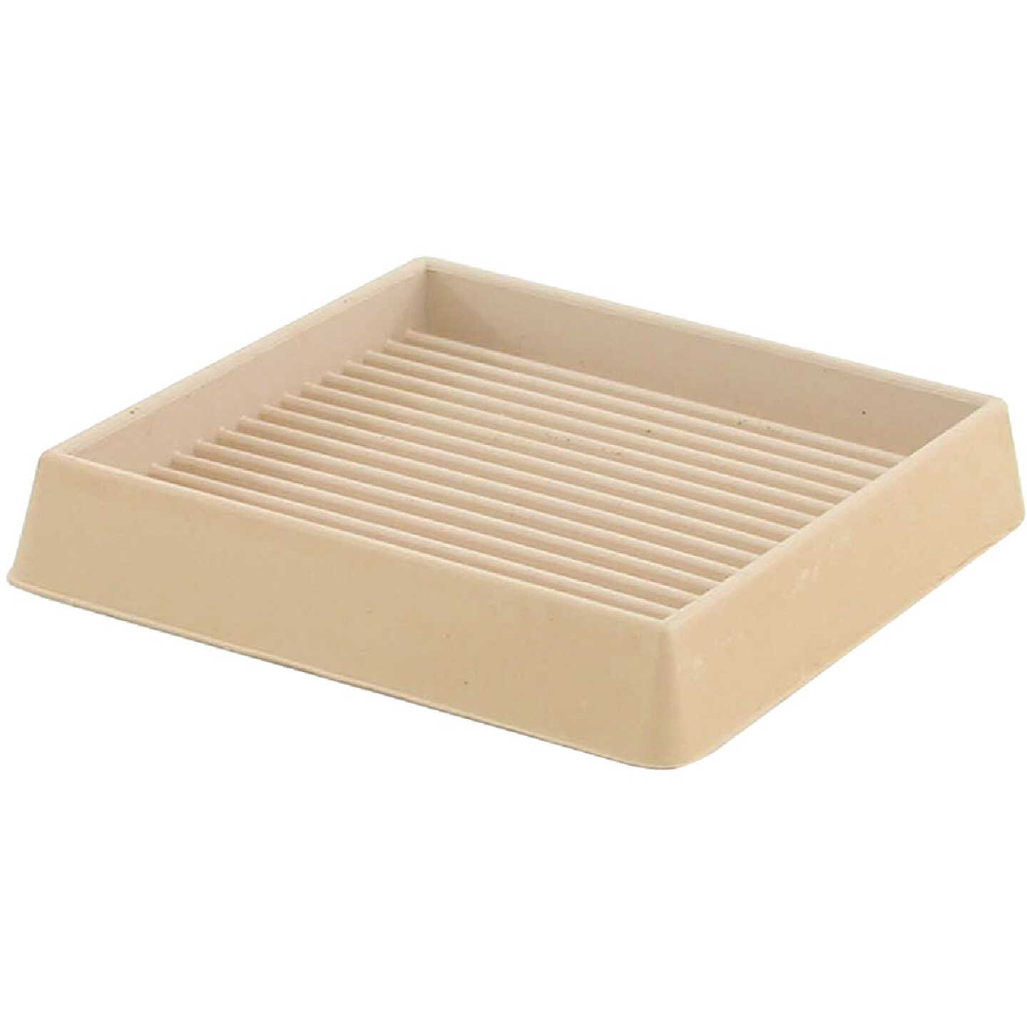 Do it 3 In. Inner Dimension Square Almond Furniture Leg Cup (2-Pack) Image 1