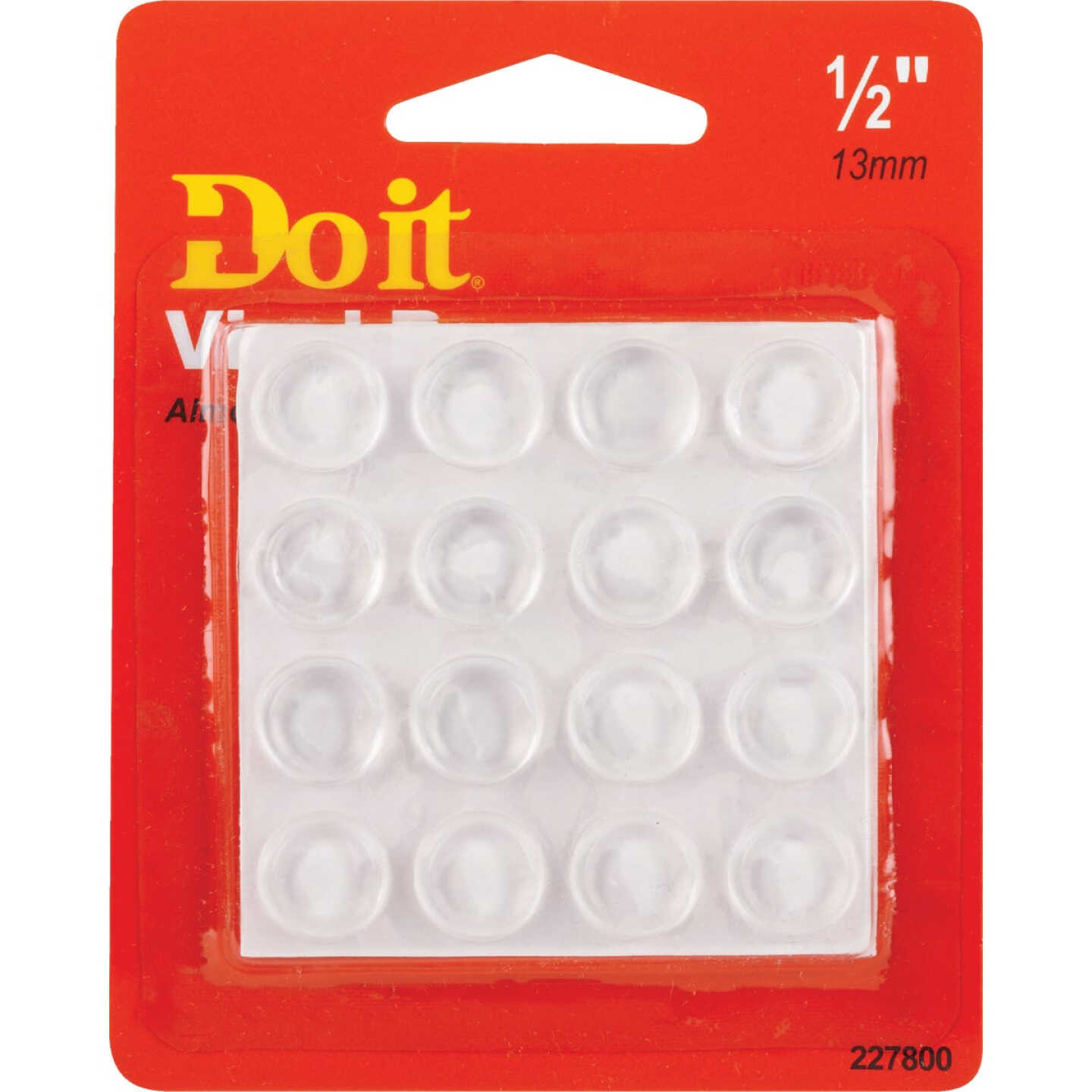 Do it 1/2 In. Round Vinyl Non-Skid Pad (16-Count) Image 1