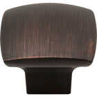 Jeffrey Alexander Sonoma 1-3/16 In. Length Brushed Oil Rubbed Bronze Square Knob Image 2