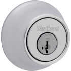 Kwikset 665 Double Cylinder Adjustable Latch Deadbolt with SmartKey, Satin Chrome Image 1