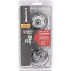 Kwikset 665 Double Cylinder Adjustable Latch Deadbolt with SmartKey, Satin Chrome Image 2