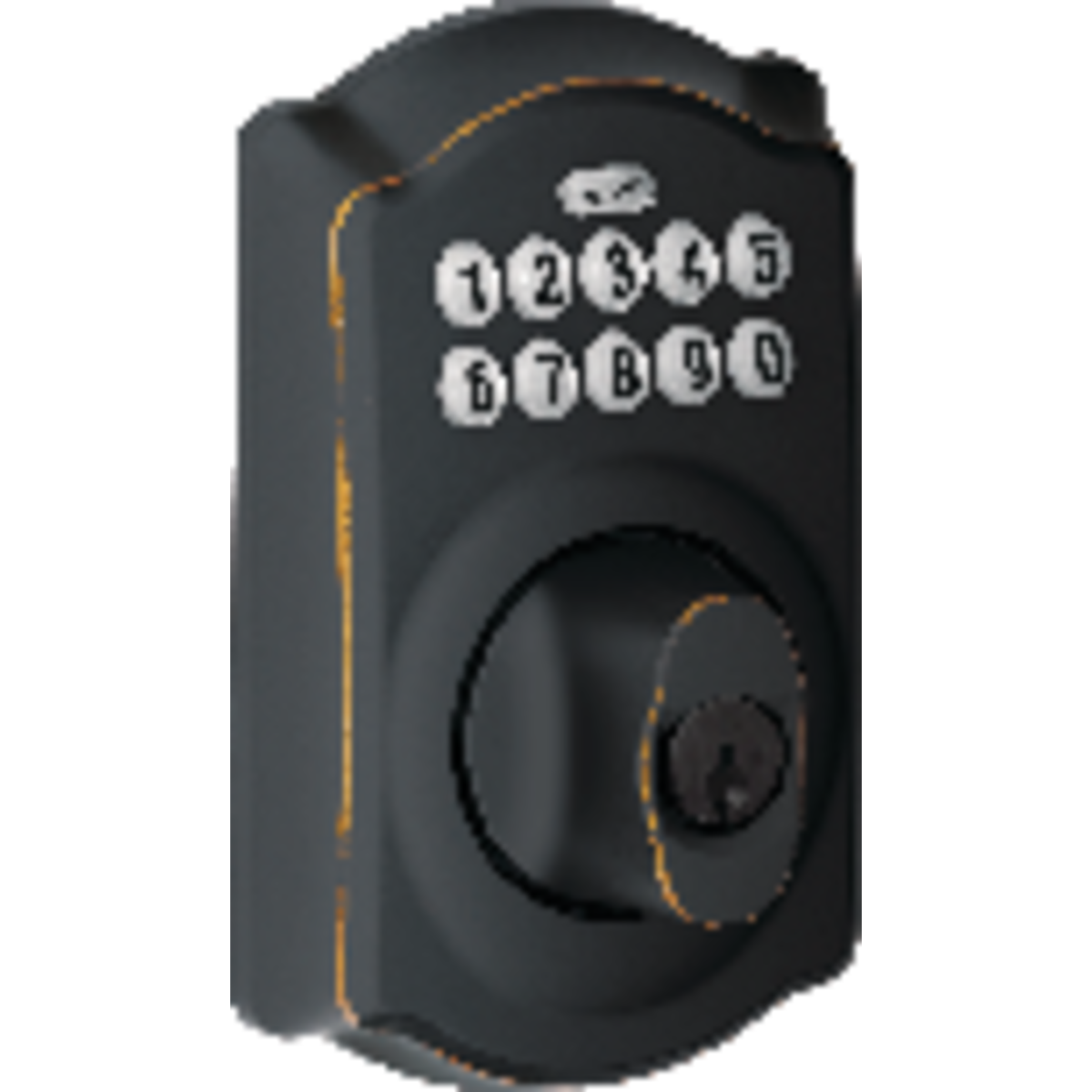 Schlage Keypad Aged Bronze Electronic Deadbolt Image 2