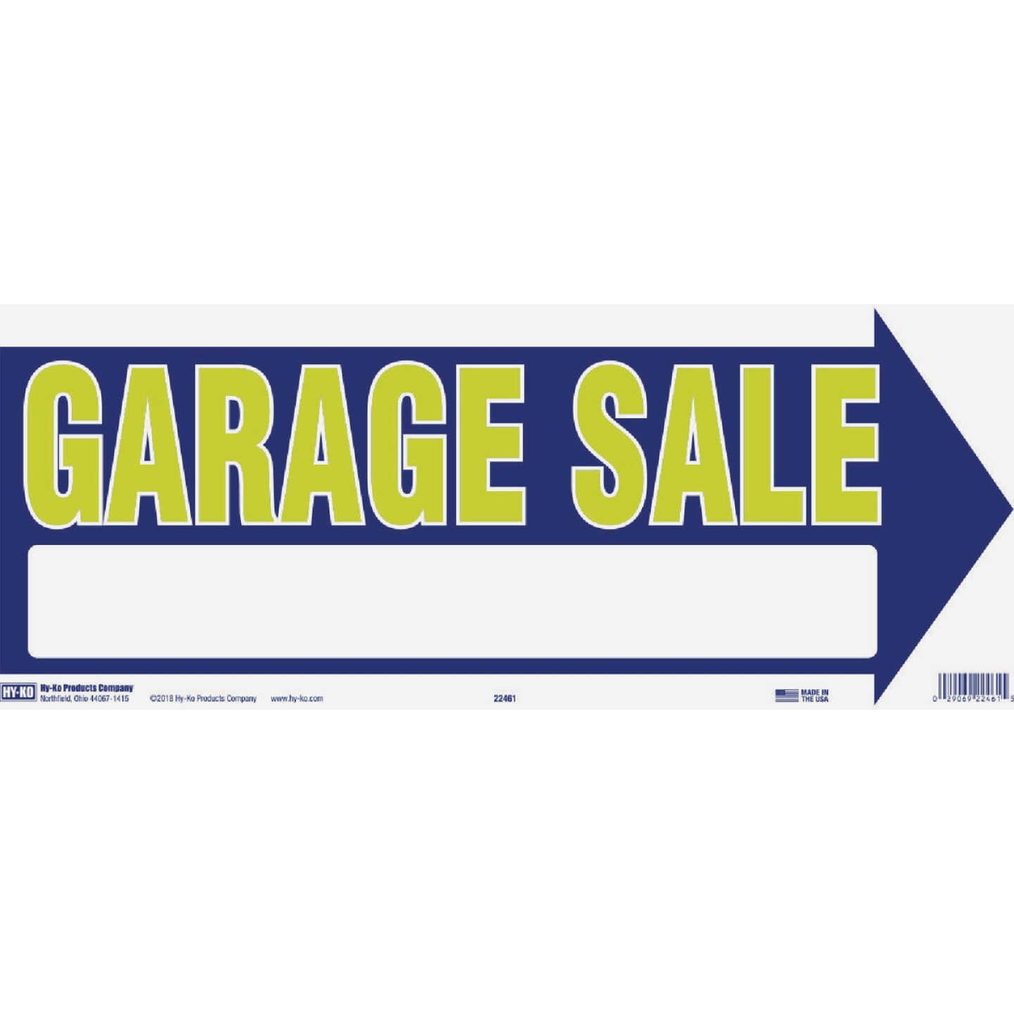 Hy-Ko 9 x 18 Neon Arrow Sign With 2 Poles, Garage Sale Image 1