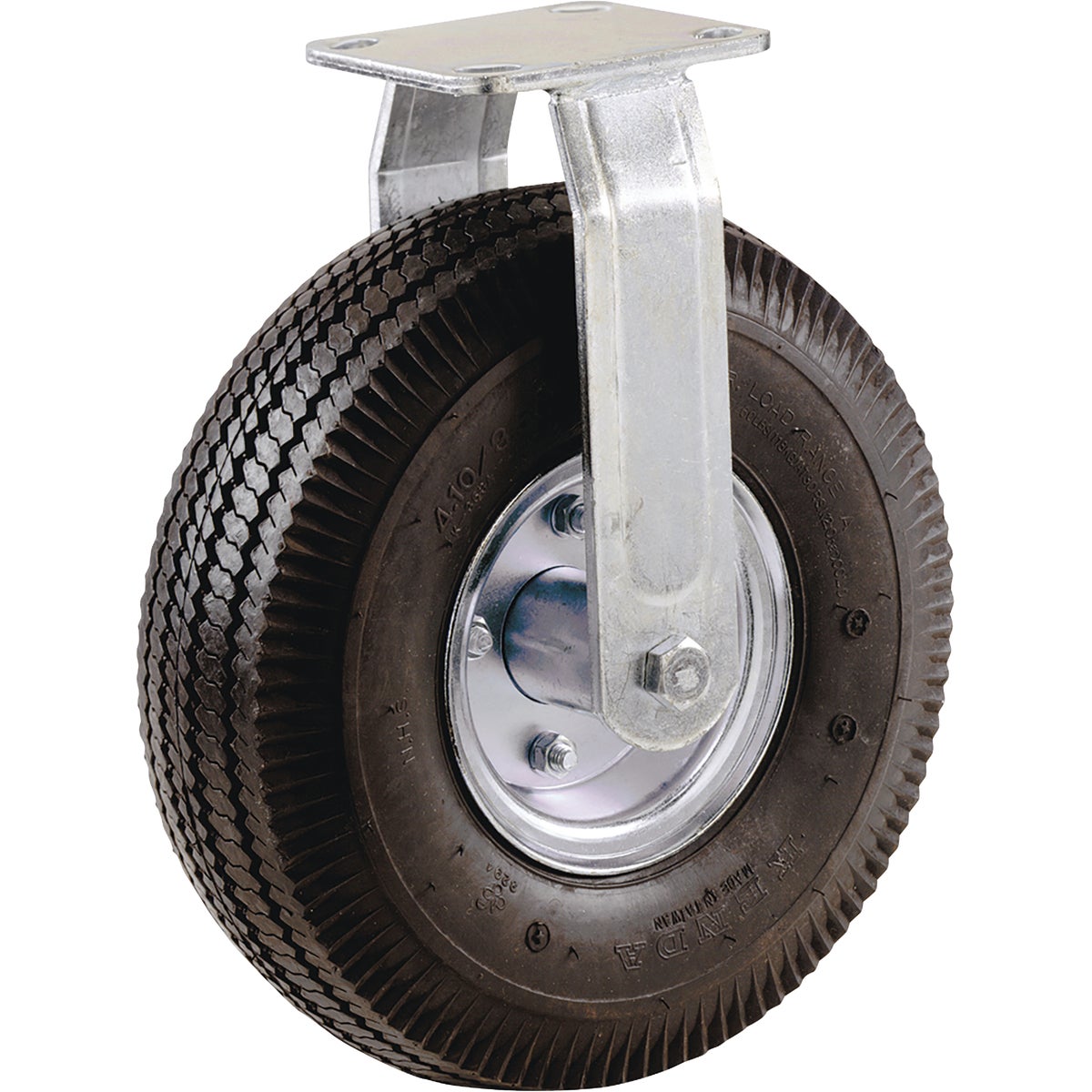 Shepherd Hardware 8 In. Pneumatic Rigid Plate Caster
