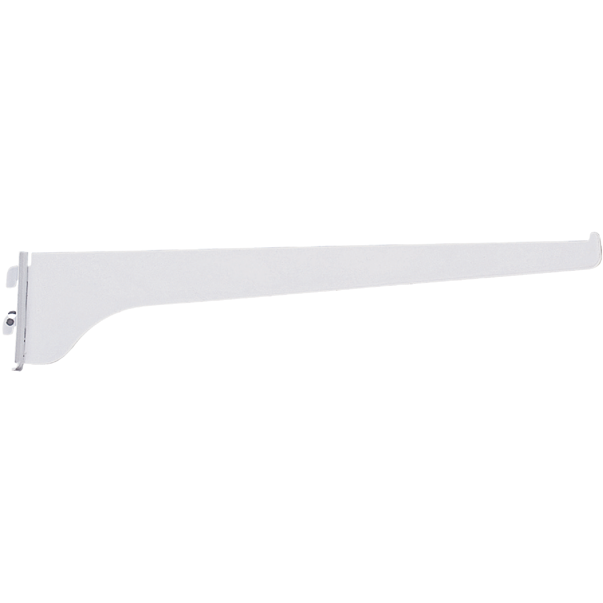 Knape & Vogt 180 Series 8 In. Titanium Steel Regular-Duty Single-Slot Shelf Bracket Image 1