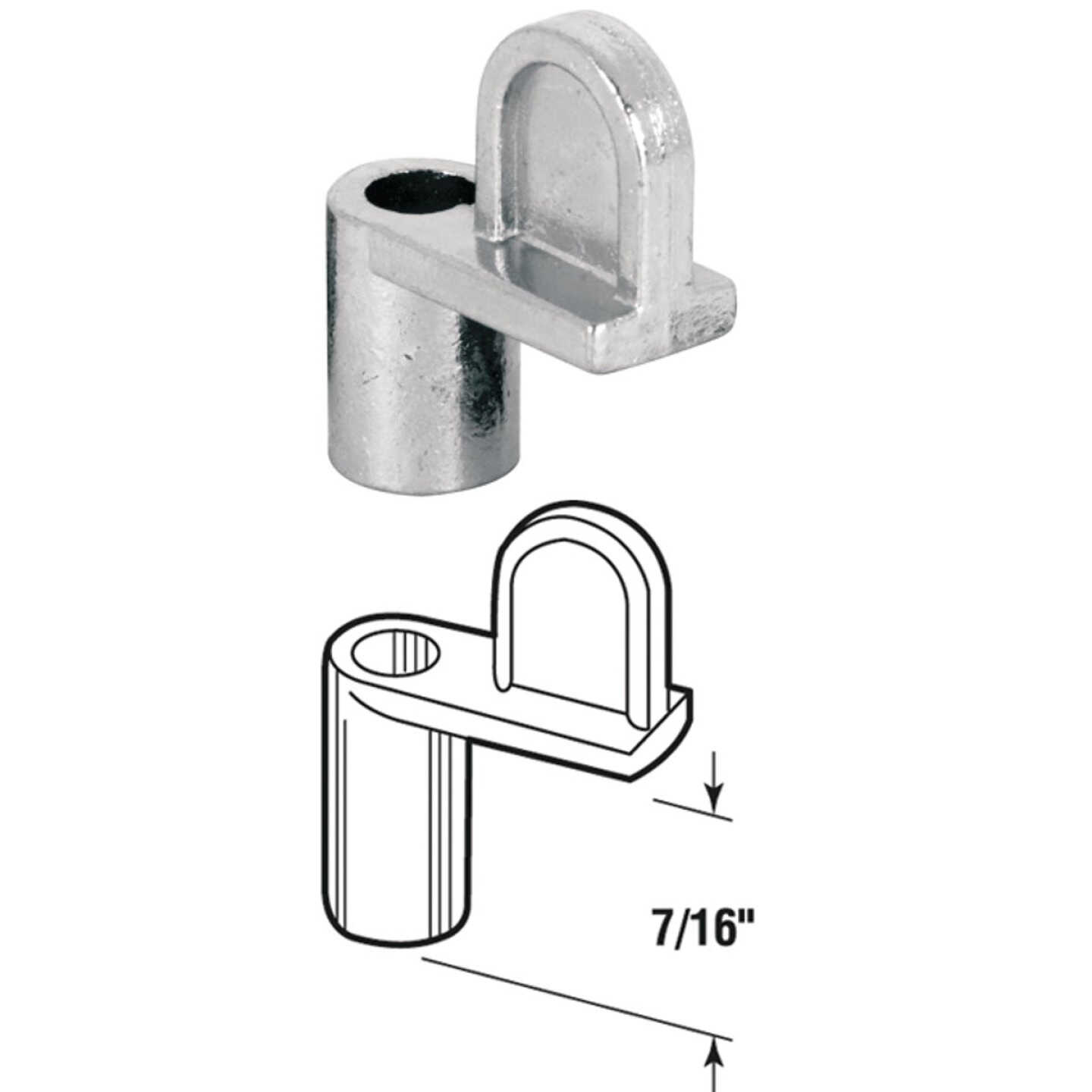 Prime-Line Offset 7/16 In. Die-Cast Window Screen Clip (8 Count) Image 1