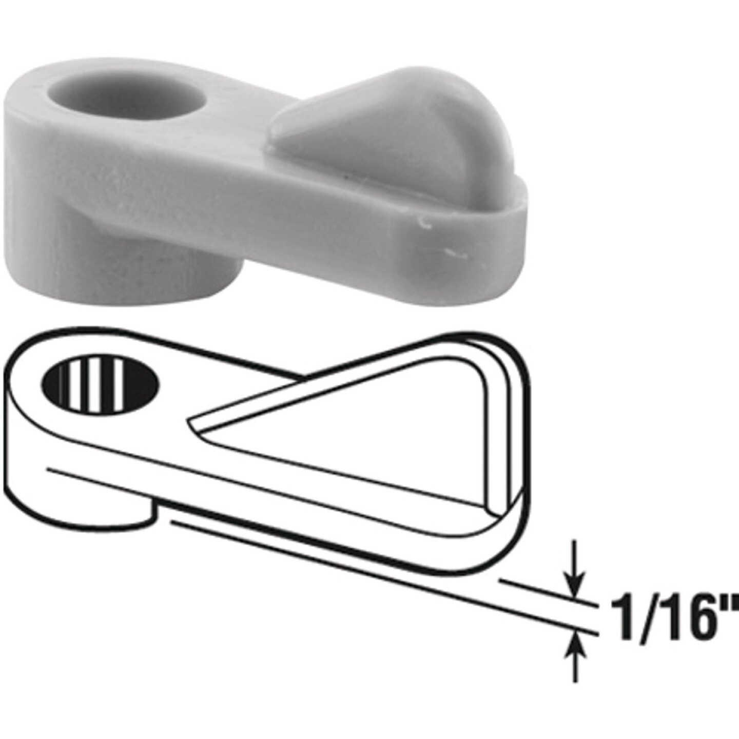 Prime-Line 1/16 In. Gray Plastic Window Screen Clip (8 Count) Image 1