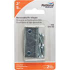 National Hardware 2 In. Zinc Loose-Pin Narrow Hinge (2-Pack) Image 2