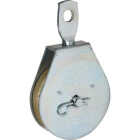 National Hardware 2-1/2 In. O.D. Single Swivel Eye Steel Rope Pulley Image 1