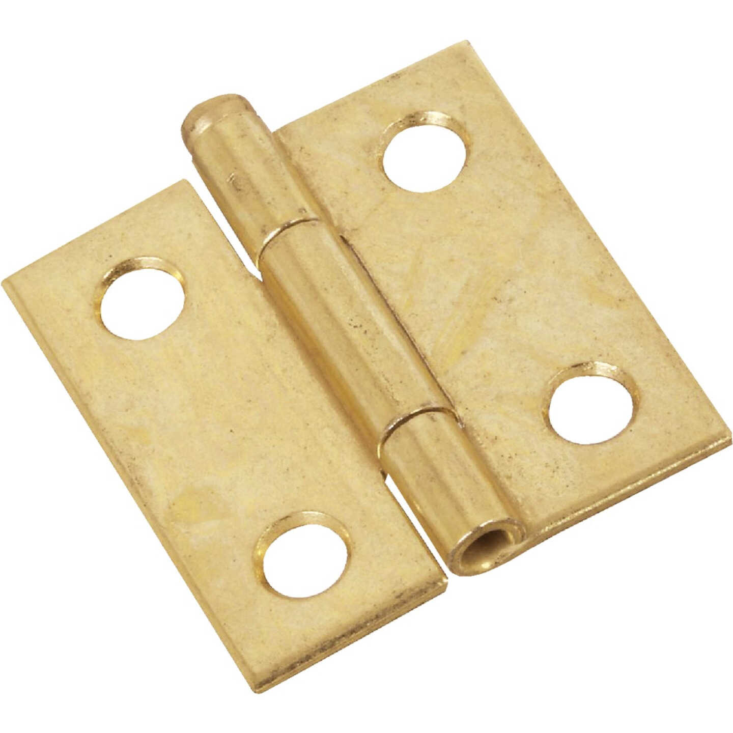 National Hardware 1-1/2 In. Brass Loose-Pin Narrow Hinge (2-Pack) Image 1