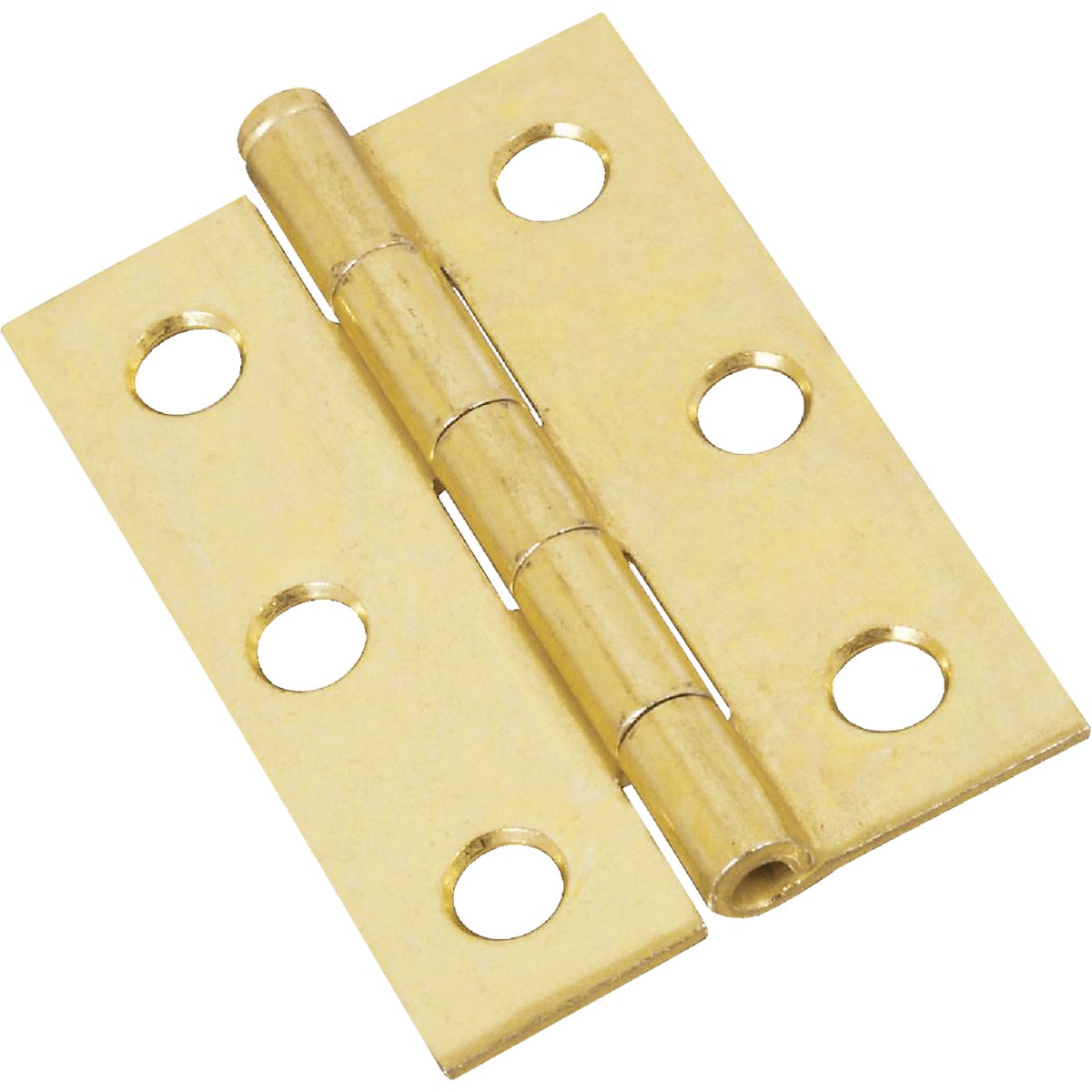 National Hardware 2-1/2 In. Brass Loose-Pin Narrow Hinge (2-Pack)