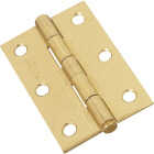 National Hardware 3 In. Brass Loose-Pin Narrow Hinge (2-Pack) Image 1