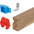 Prime-Line Wood 24" Top or Bottom Drawer Track Kit Image 2