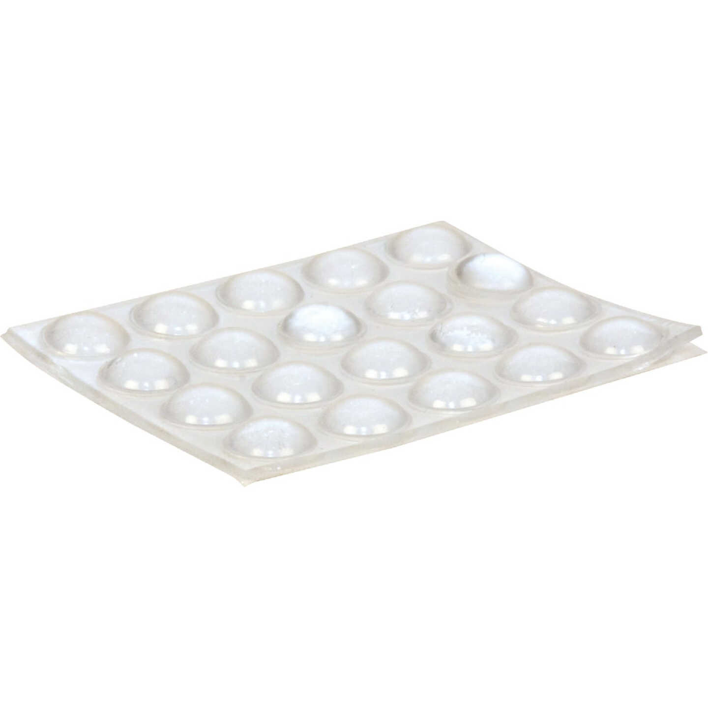 Magic Sliders 3/8 In. Round Clear Furniture Bumpers,(20-Count) Image 1