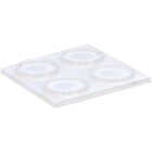 Magic Sliders 1/2 In. Round Clear Furniture Bumpers,(18-Count) Image 1