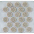 Magic Sliders 3/8 In. Round Beige Self Adhesive Felt Pads (84-Count) Image 1