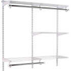 Rubbermaid Configurations 4 Ft. to 8 Ft. No-Cut Adjustable Closet Kit Image 4