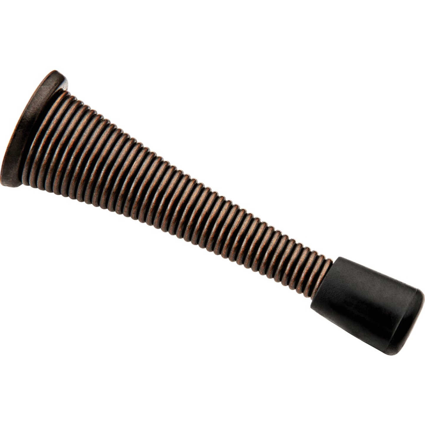 National Hardware 3 In. Antique Bronze Spring Door Stop Image 1