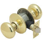 Schlage Plymouth Bright Brass Hall & Closet Door Knob Image 2