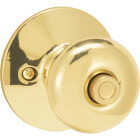 Schlage Plymouth Bright Brass Bed & Bath Door Knob Image 3