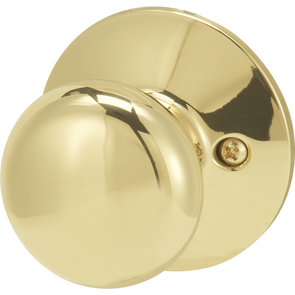 Schlage Plymouth Bright Brass Dummy Door Knob