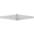 National Hardware 3-1/8 In. x 8 In. Galvanized Heavy-Duty Strap Hinge Image 1