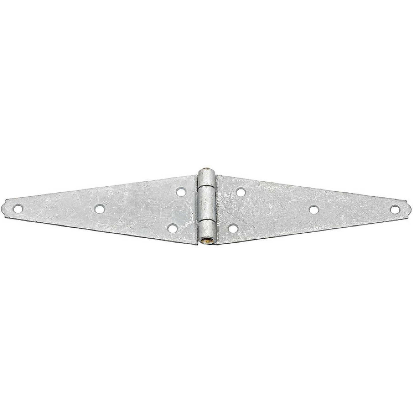 National Hardware 3-1/8 In. x 8 In. Galvanized Heavy-Duty Strap Hinge Image 1