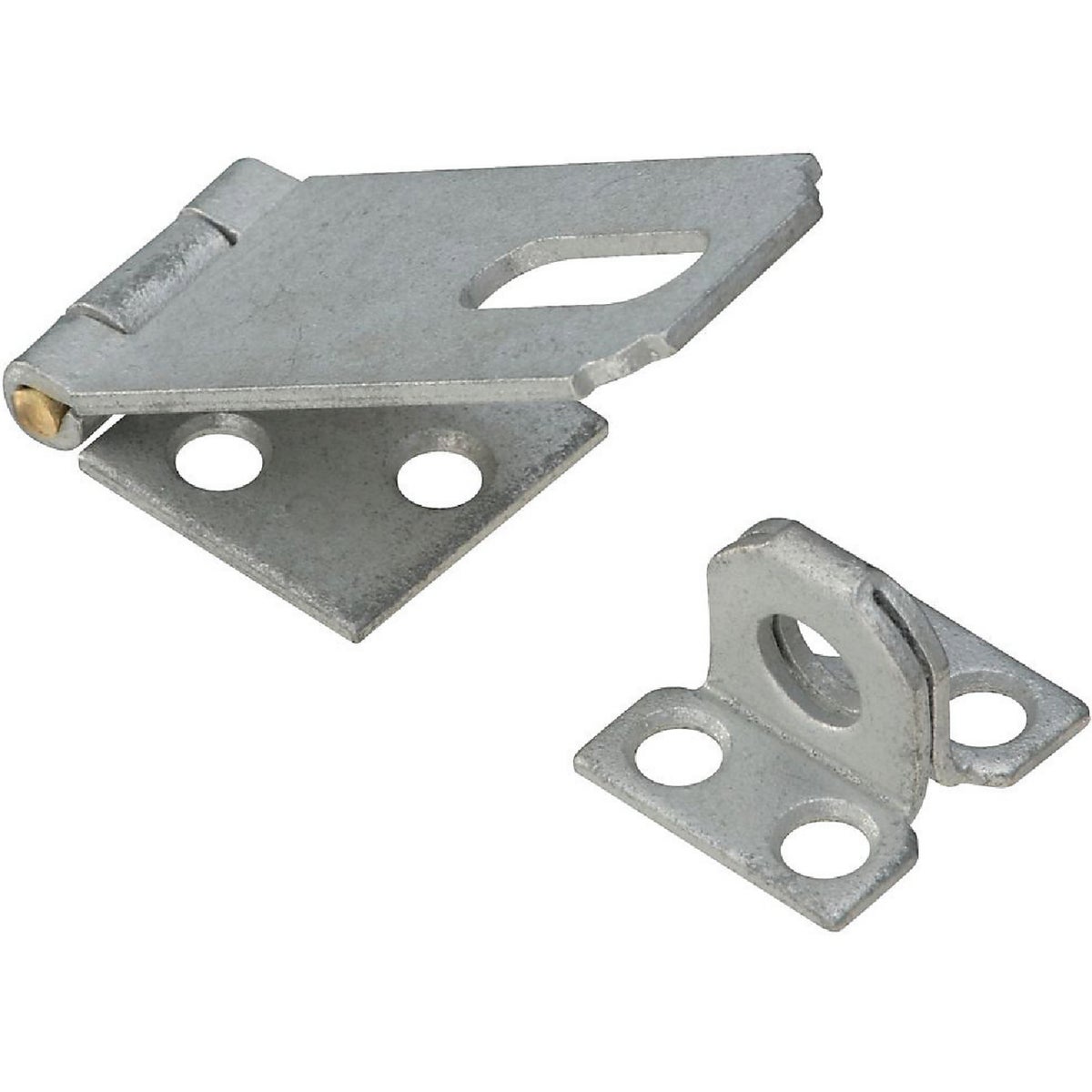 National Hardware 2-1/2 In. Galvanized Non-Swivel Safety Hasp Image 1