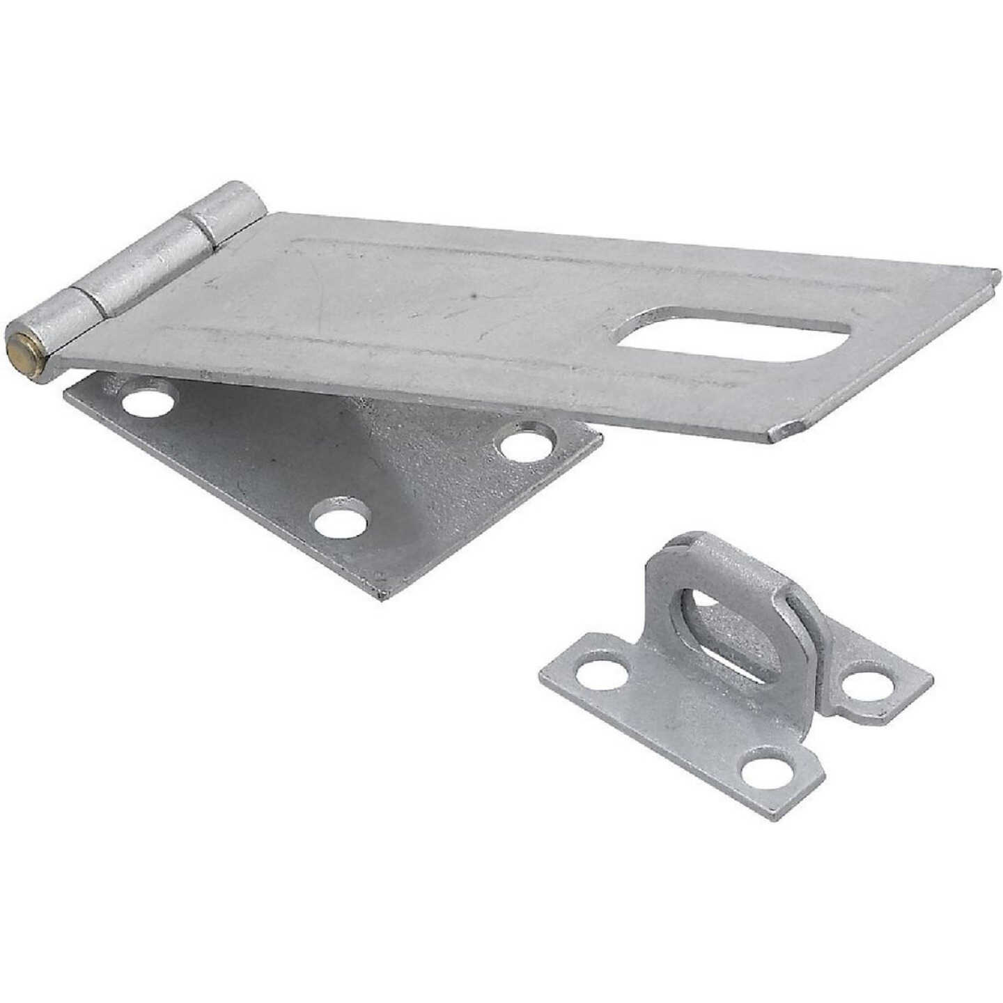National Hardware 6 In. Galvanized Non-Swivel Safety Hasp Image 1