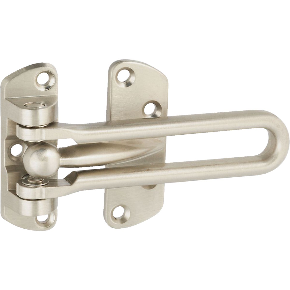 National Hardware Satin Nickel Decorative Door Security Guard