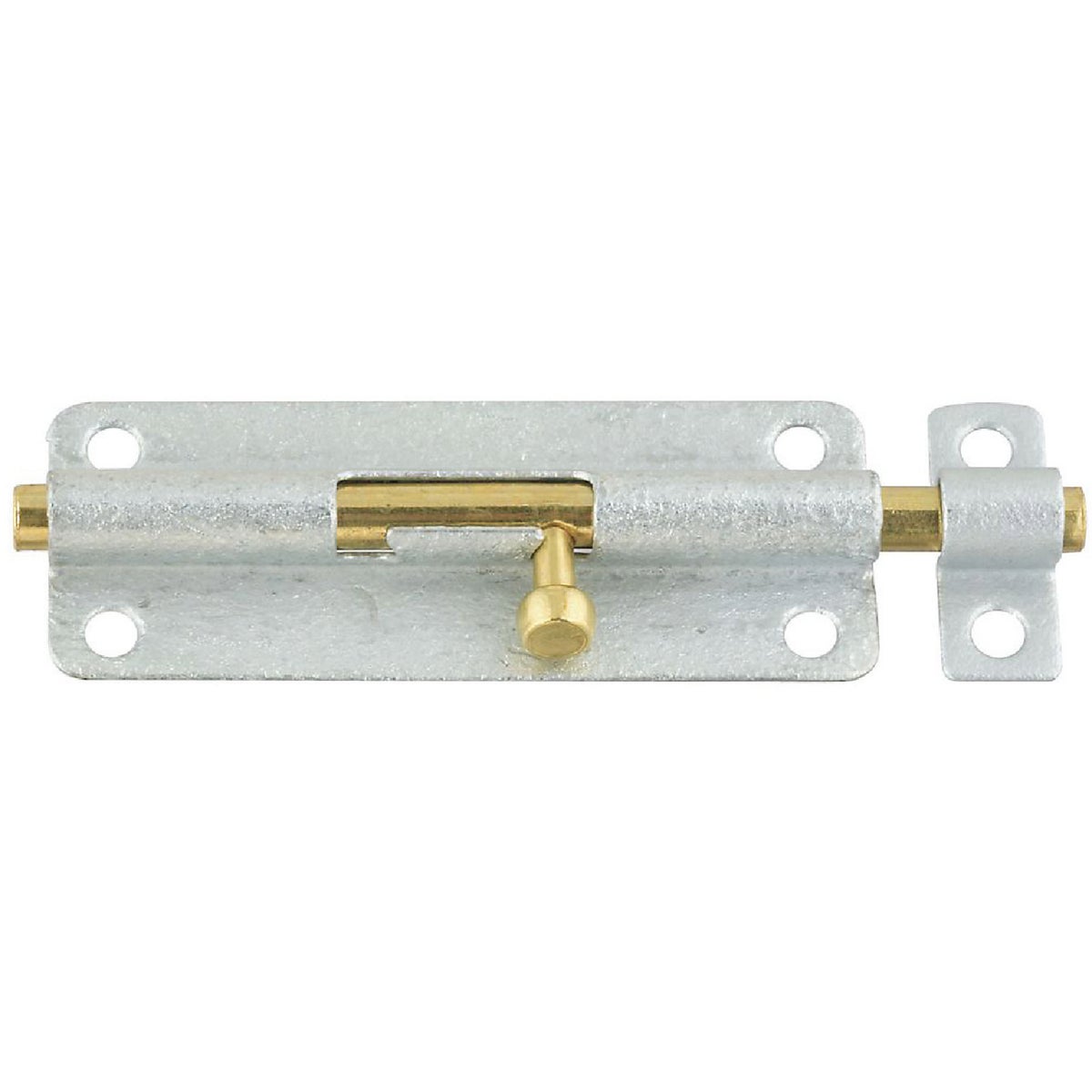 National Hardware 5 In. Galvanized Steel Door Barrel Bolt Image 1