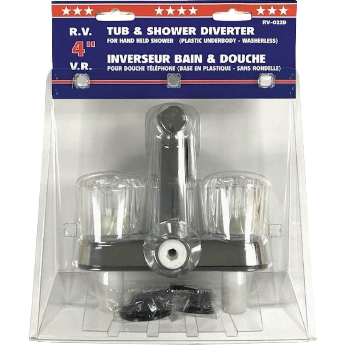 US Hardware 4 In. Tub & Shower Diverter Image 2