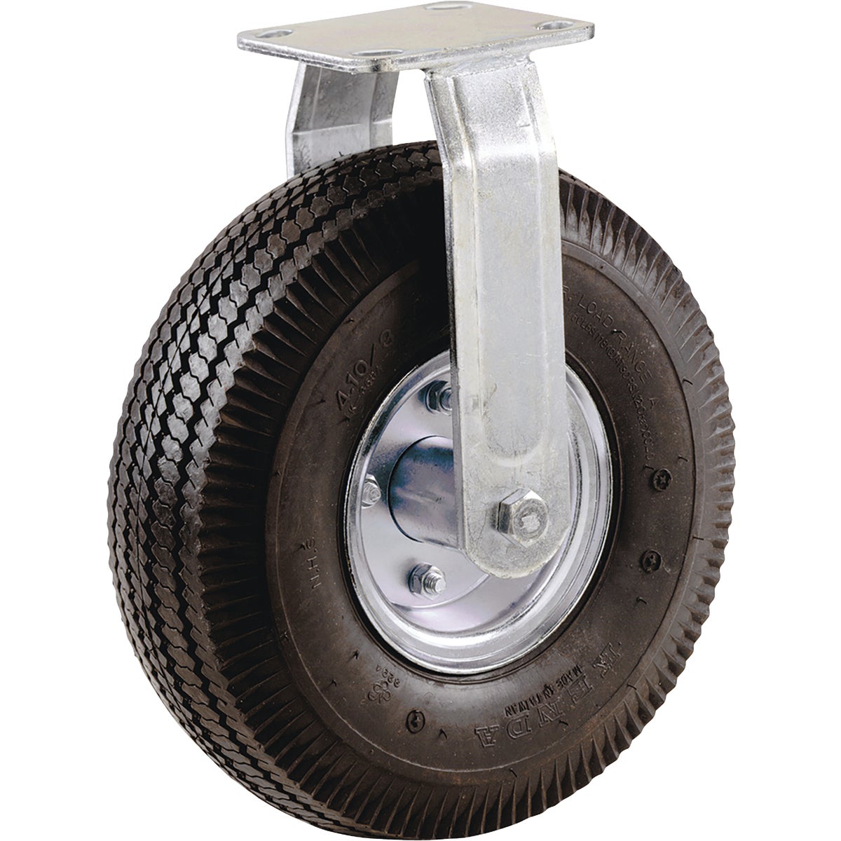 Shepherd Hardware 10 In. Pneumatic Rigid Plate Caster