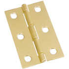 National Hardware 2-1/2 In. x 9/16 In. Medium Clear Coat Decorative Hinge Image 1