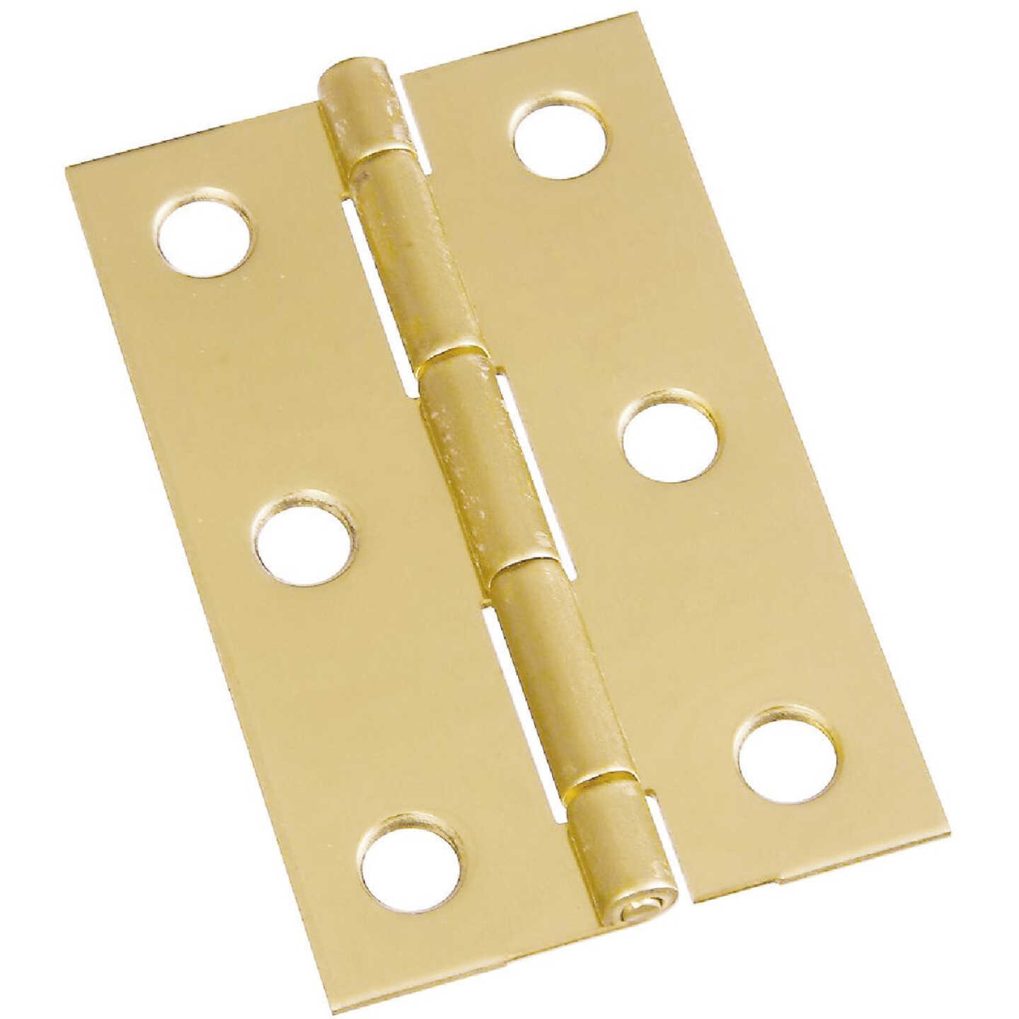National Hardware 2-1/2 In. x 9/16 In. Medium Clear Coat Decorative Hinge Image 1