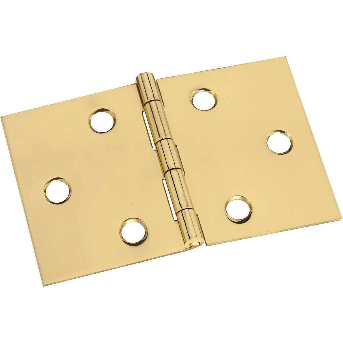 National Hardware 2 In. x 3-1/16 In. Brass Desk Hinge (2-Pack)
