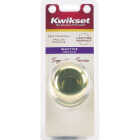 Kwikset Signature Series Polished Brass Juno Dummy Door Knob Image 2
