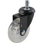 Shepherd Hardware 3 In. Clear Rollerblade Stem Caster (5-Pack) Image 4