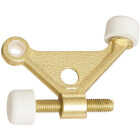National Hardware Bright Brass Zinc Hinge Pin Door Stop Image 1