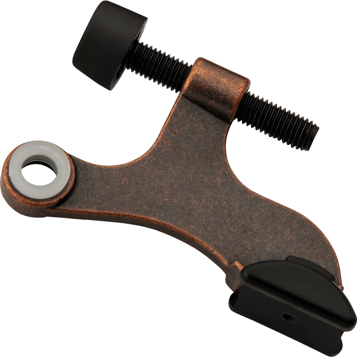 National Hardware Antique Bronze Hinge Pin Door Stop Image 1