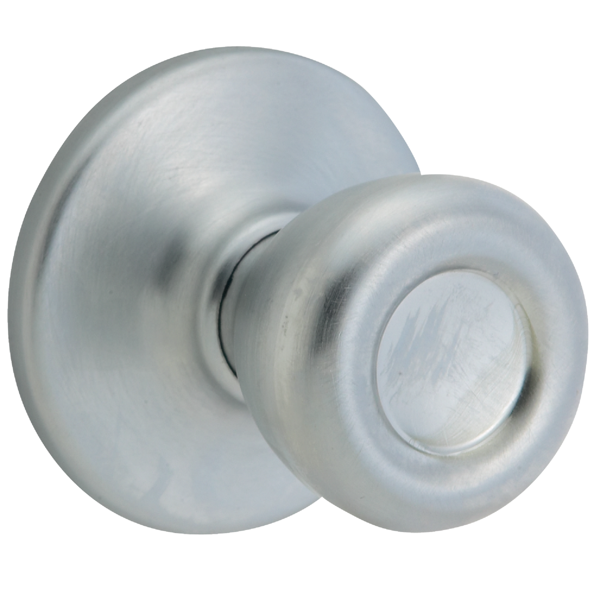 Kwikset Tylo Satin Chrome Hall & Closet Door Knob Image 1
