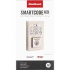 Kwikset Signature Series Contemporary SmartCode Satin Nickel Electronic Deadbolt Image 2