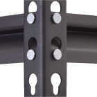 Muscle Rack 48 In. x 24 In. x 72 In. 5-Tier Black Shelving Unit Image 4