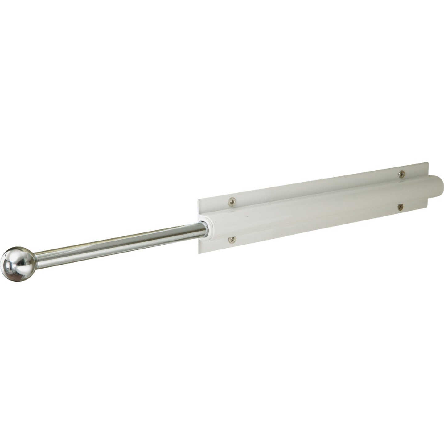 Easy Track 13 In. x 1 In. Sliding Valet Closet Rod, White Image 1