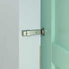 National Hardware Satin Nickel Barn Door Lock Image 2