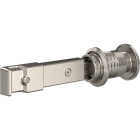 National Hardware Satin Nickel Barn Door Lock Image 1