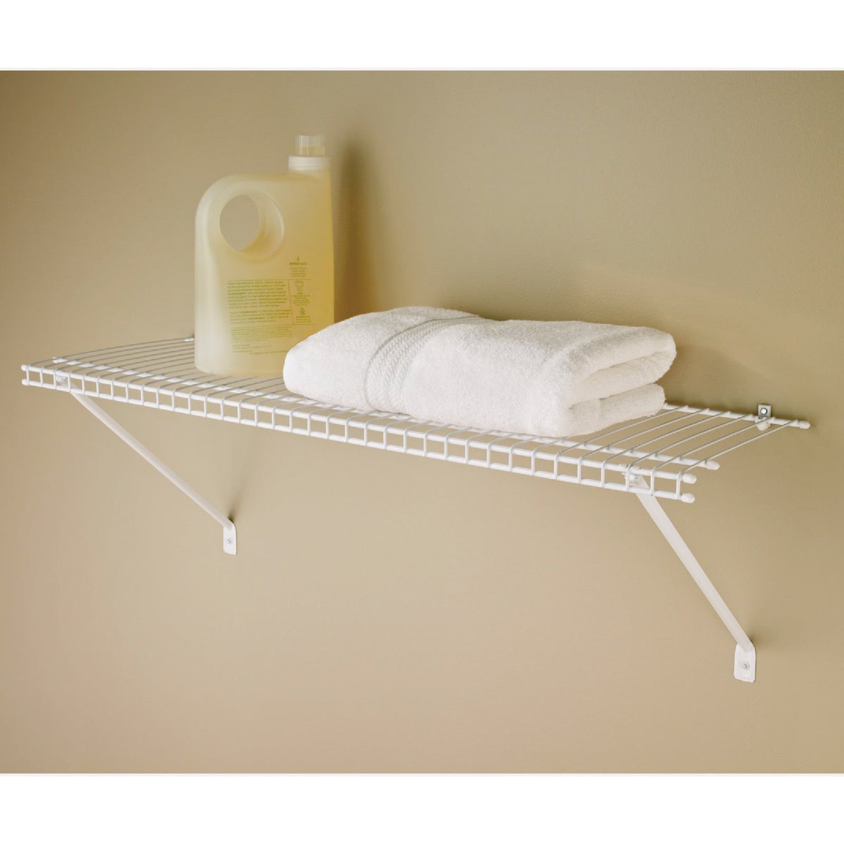 ClosetMaid 3 Ft. W. x 12 In. D Ventilated Shelf Kit, White Image 2