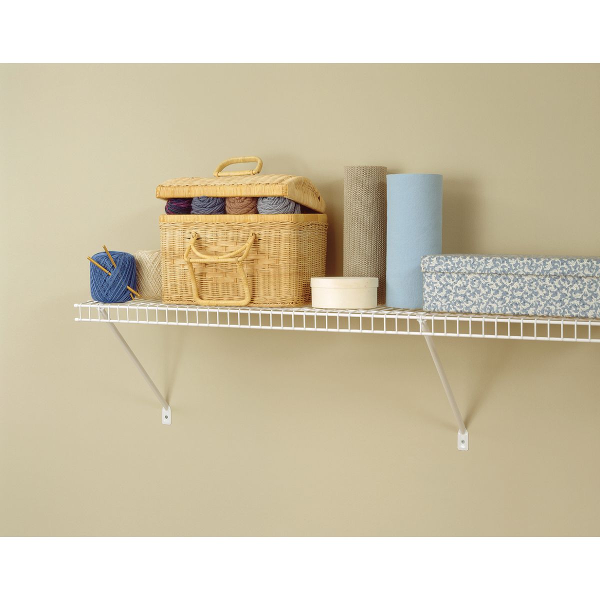 ClosetMaid 4 Ft. W. x 12 In. D Ventilated Shelf Kit, White Image 6