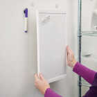 Wrap-It Storage Stick 'Em 1 In. White Hook & Loop Square (24 Ct.) Image 3